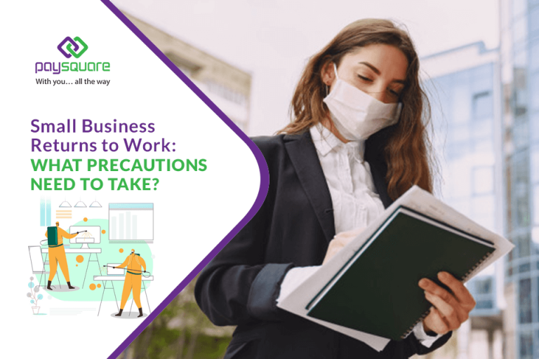 Small Business Returns to Work--What precautions need to take
